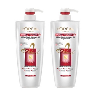 [ทั้งหมด 2 ชิ้น] LOREAL PARIS ลอรีอัล แชมพู โททอล รีแพร์5 ทำความสะอาดผมเสียทั้ง 5 ประการ 620 มล.