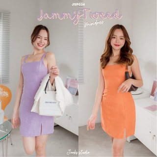 #JSP034 Jammy Tweed Minidress