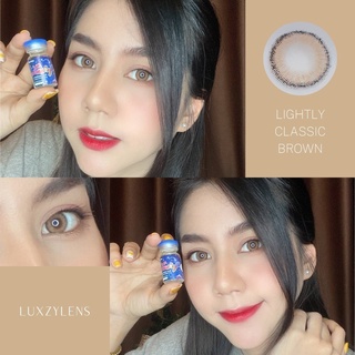 คอนแทคเลนส์ ขนาดมินิ Lightly Classic (Luxzylens) แถมตลับทุกคู่