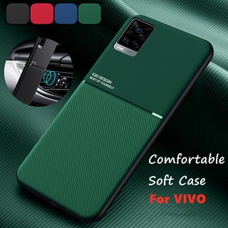 เคสโทรศัพท์ลายทางเรียบง่ายสำหรับ VIVO Y85 V9 V11 V11I V15 V20 SE X21 X50 X50 Pro Z1 Z3 Z3X Z3I V15PRO V20PRO V20SE X50Pro 5G เคสโทรศัพท์นุ่มสบาย  เคส TPU กันกระแทก เปลือกหลังบาง