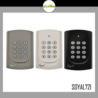 SOYAL AR721(Card Reader) เครื่องอ่านบัตรSOYAL721 พร้อมอุปกรณ์เสริมสำหรับประตู