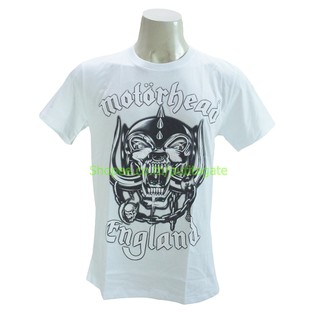 เสื้อวง Motorhead เสื้อไซส์ยุโรป มอเตอร์เฮด PTA8135 เสื้อยืดแฟชั่นวงดนตรี