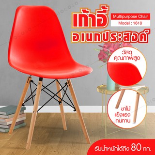 เก้าอี้โมเดิร์น Modern Chair เก้าอี้อเนกประสงค์ Furniture Red รุ่น C-1618