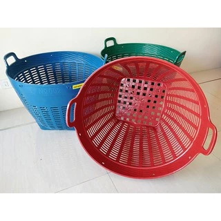 เข่งพลาสติก #2 กว้าง 60ซม. สูง 46ซม. ตะกร้า พลาสติก plastic basket