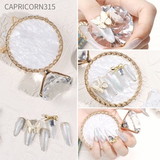 Capricorn315- จานผสมสีเรซิ่น จานสีเพ้นท์เล็บ สําหรับตกแต่งเล็บ