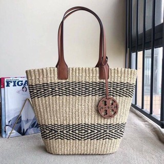 กระเป๋าสะพาย โทรี่ Burch Miller straw tote bag