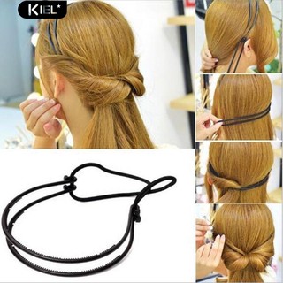 ‴Lady Hair Hoop สายรัดผมสายยางอุปกรณ์จัดแต่งทรงผมทำผมได้ง่าย