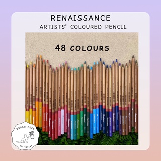 Renaissance Artists Coloured Pencil 48 Colours // สีไม้ เรนาซองซ์ สีไม้เกรดอาร์ตติส ด้ามเดี่ยว 48 สี