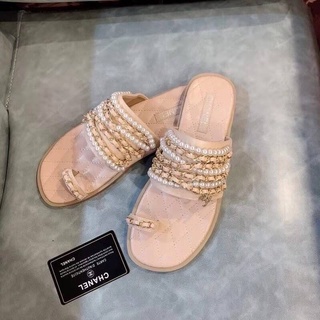 Chanel Sandals shoes อปก.ครบ