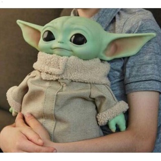 【nono】🔥ถูกที่สุด🔥Aimi Star Wars Baby Yoda ตุ๊กตาของเล่นสําหรับเด็ก รอบสตาร์วอร์สโทโยดาเด็กตุ๊กตาของเล่นเด็ก yodaMaster