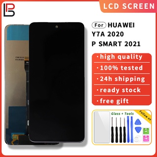 อะไหล่หน้าจอสัมผัส Lcd แบบเปลี่ยน สําหรับ HUAWEI Y7A P Smart 2021 Honor X10 Lite PPA-LX2