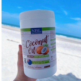 น้ำมันมะพร้าว นูโบลิค 365 เม็ด NBL Coconut Oil น้ำมันมะพร้าวสกัดเย็น