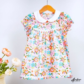 Flora Dress ชุดเดรสลายดอกไม้ - Amber Kidswear