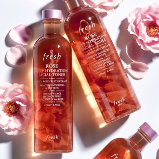 แท้💯% [Sephora US/เช็คใบเสร็จได้] Fresh Rose Deep Hydration Oil-Infused Serum / Facial Toner 250ml