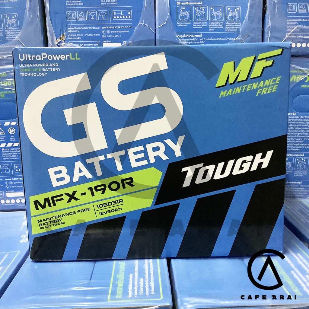 แบตเตอรี่ GS MFX-190R, GSmfx190 L แบตเตอรี่ 90 แอมป์