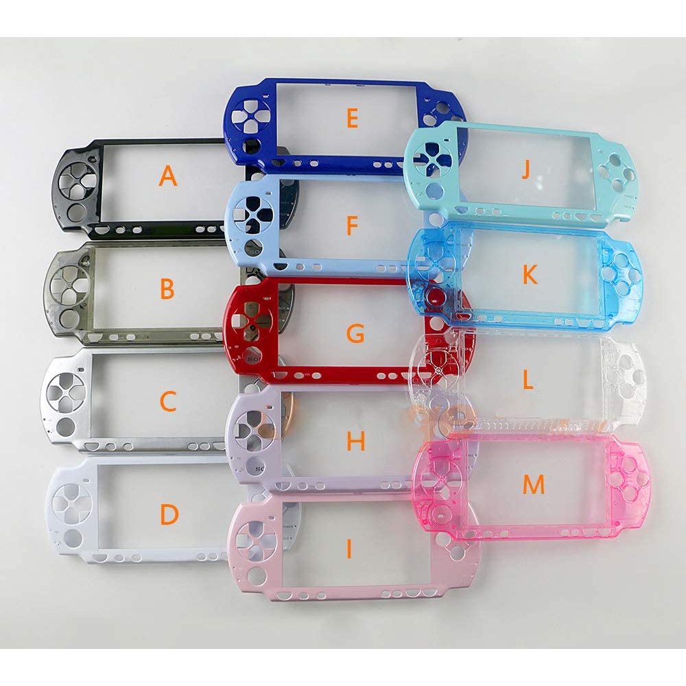 อะไหล่แผ่นปิดหน้า หลากสี สําหรับจอย PSP 2000