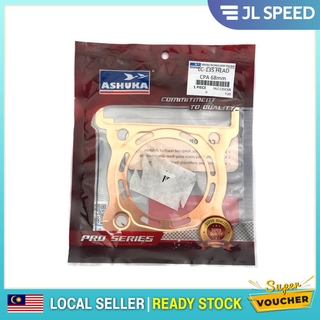 ปะเก็นทองแดง ASHUKA [57 มม. 60 มม. 62 มม. 63 มม. 65 มม. 66 มม. 68 มม. 70 มม.] สําหรับ Yamaha LC135 Y15ZR FZ150