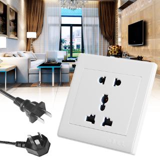 ♡♡ READY STOCK Universial 5 Hole Electric AC Power Outlet Panel Plate Wall Charger Dock Socket