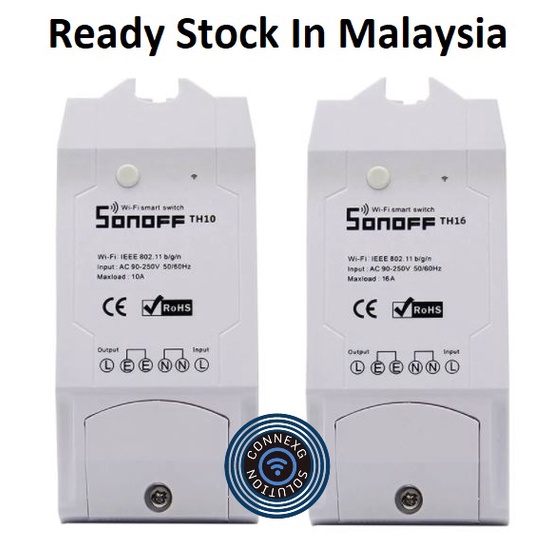 Sonoff TH10/TH16: การตรวจสอบอุณหภูมิและความชื้น WiFi สวิตช์อัจฉริยะพร้อมเซ็นเซอร์ Sonoff Si7021 & DS