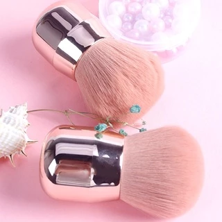 แปรงคาบูกิสี Rose gold สำหรับใช้ปัดฝุ่นที่เล็บหรือแต่งหน้า แปรงปัดฝุ่น