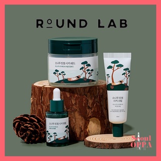 [ROUND LAB] Pine Soothing Cica Ampoule Cream Pad ต้นสน แอมพูล ครีม แพด โลชั่น โทนเนอร์ บํารุงผิวหน้า มอยเจอร์ไรเซอร์ ลดริ้วรอย Cooling Moisturizer Face Centella Asiatica Korean Skincare