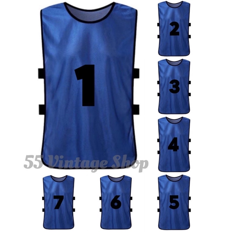 เสื้อเอี่ยมกีฬา เสื้อซ้อมบอล 💥แพ็ค7ตัว พร้อมส่ง คุ้มสุดๆ💥 - รูปที่ 3