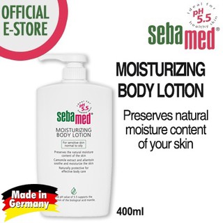 Sebamed Moisturizing Body Lotion 400 ml. โลชั่นบำรุงผิวสำหรับผิวธรรมดาและแพ้ง่าย 1 ขวด