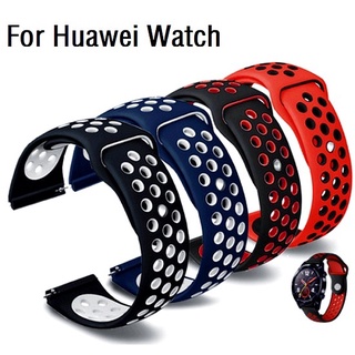 สายนาฬิกา Huawei watch GT3 / GT3 pro / GT Runner / Huawei GT2 pro / Honor magic watch 2 / Huawei Watch GT2 / gt2e / Haylou Solar LS05 / Amazfit GTR 2 / GTR 3 / Amazfit GTS 2 / Amazfit GTS 3 / gts 2 mini / สาย Amazfit bip u pro Silicone Strap