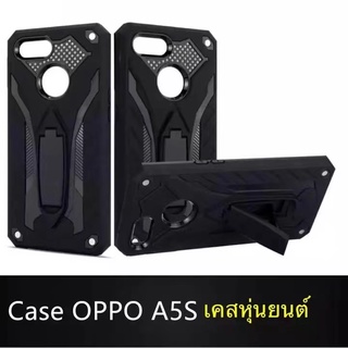 AA Case OPPO A5s / OPPO A12 เคสออฟโป้เอ5s Oppo A5S เคสหุ่นยนต์ เคสไฮบริด มีขาตั้ง เคสกันกระแทก สินค้าใหม่ TPU CASE