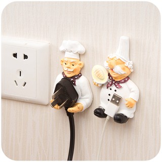 MR.FUN Kitchener Resin Socket Power Cord Storage hook