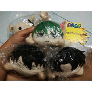 ตุ๊กตาจากเรื่องKuroko มิโดริมะ,ทาคาโอะ,หมี เซต3ตัว