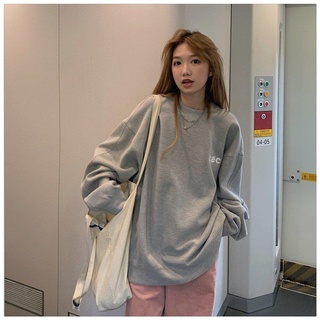 2021 Autumn New Korean style loose round neck all-matching letters pullover long sleeve sweater female student ins top