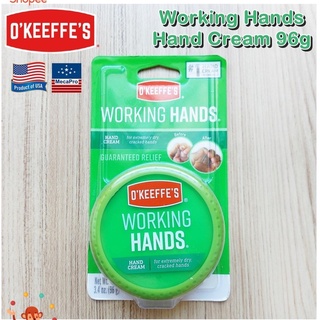 OKeeffes® Working Hands Hand Cream 96g ครีมทามือ อันดับ 1 ของอเมริกา Guaranteed Relief