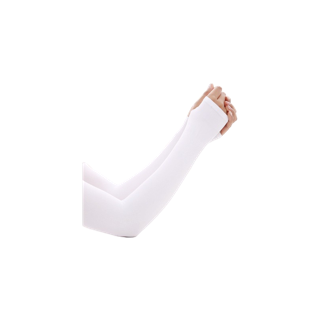 [โค้ดINC2LEZ7ลด50%] ปลอกแขนกันแดด กัน UV แบบสวมนิ้ว Cooling Ice Silk Sunscreen Sleeves Korean Sports Arm Cover