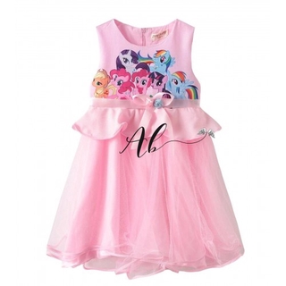 Angel Baby My Little Pony ชุดเดรส (สีชมพู / สีม่วง)