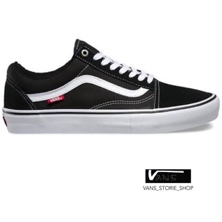 VANS OLD SKOOL PRO BLACK WHITE SNEAKERS สินค้ามีประกันแท้