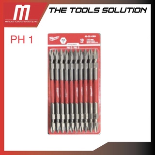 Milwaukee ดอกไขควง PH1 Shockwave 48-32-4363 ยาว 110 mm.(pack 10 ชิ้น)