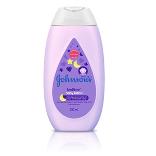 Johnsons Bed Time Baby Lotion จอห์นสัน เบดไทม์ เบบี้โลชั่น 200 มล.