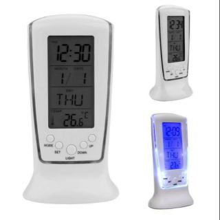 ⏰ LCD Digital Alarm Clock Calender LED Display Battery Powered🎊💕