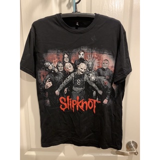 เสื้อยืดผ้าฝ้ายพิมพ์ลายขายดี SLIPKNOT[🚨งานทำใหม่มือ 1🚨]คุณภาพดี🔥💀