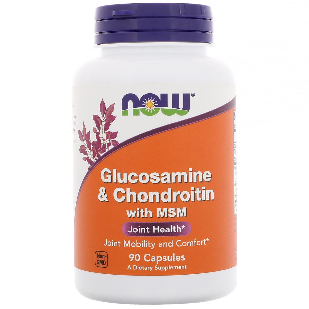 พร้อมส่ง บำรุงข้อต่อ กลูโคซามีน Now Foods, Glucosamine & Chondroitin