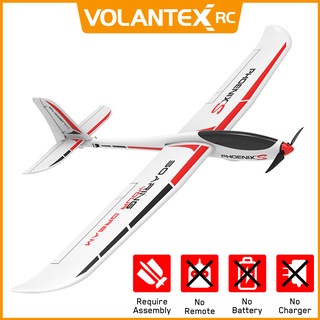 Volantexrc เครื่องบินบังคับวิทยุ 2.4GHz ปีกกว้าง 1600 มม. 4 ช่อง PhoenixS Sorty Aerobatics Capacity RC Glider 742-7 KIT/PNP