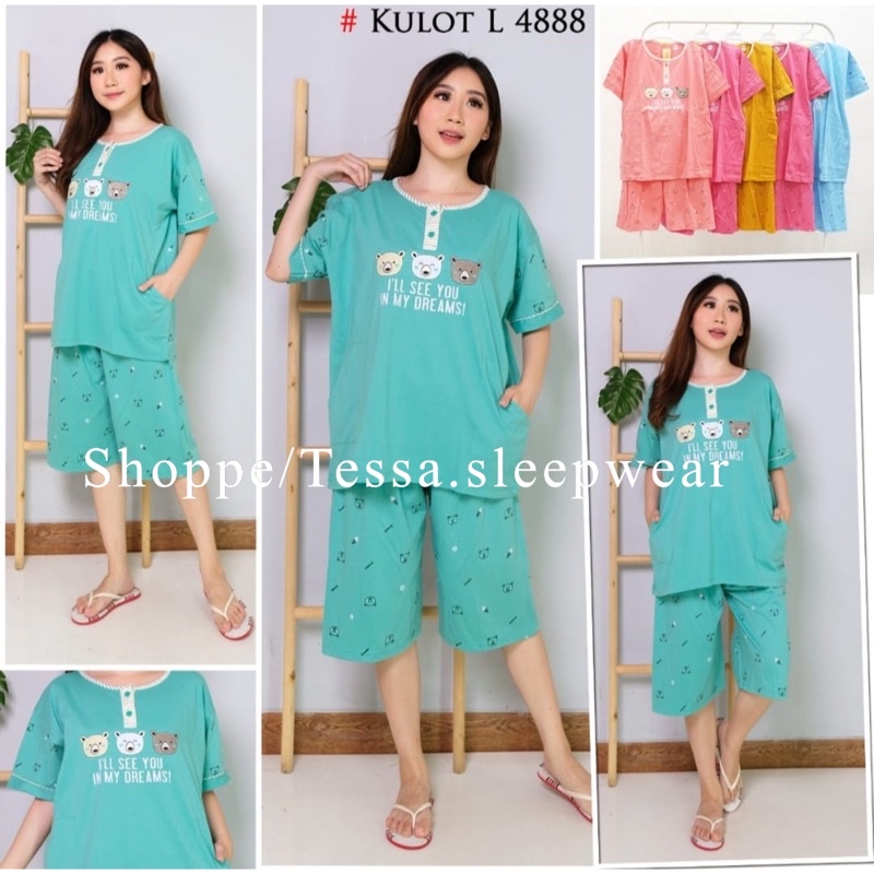 3/4 JUMBO TESSA PAJAMAS / TESSA CULOT SLEEPING CLOTHES