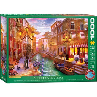 EUROGRAPHICS: SUNSET OVER VENICE by Dominic Davison [Jigsaw Puzzle]