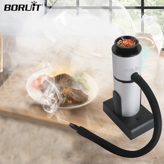 【พร้อมส่ง】 Boruit  เครื่องรมควันอาหาร รมควัน เครื่องกําเนิดไฟฟ้า อุปกรณ์รมควัน สําหรับทําอาหาร