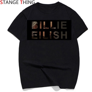 เสื้อยืด พิมพ์ลายกราฟิก Billie Eilish สไตล์ฮาราจูกุ สําหรับผู้หญิง