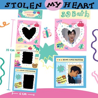 สติ๊กเกอร์ไดคัท STOLEN MY HEART🧤🤏🏻