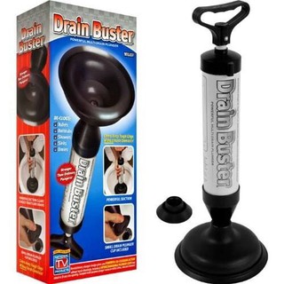 ที่ดูดปั๊มท่อตัน Drain buster ใช้ดูดท่อน้ำตันอ่างล้างหน้า แก้ท่อตันสูญญากาศ Drain Buster อุปกรณ์ดันท่อสูญญากาศ