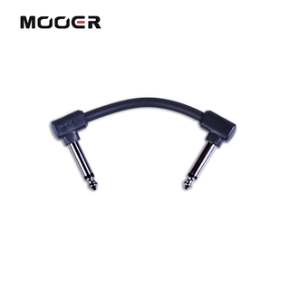 Mooer® AC-2 Patch Cable สายพ่วงเอฟเฟค แบบหัวงอ 2 ข้าง ยาว 2 นิ้ว นำสัญญาณได้ดี วัสดุแข็งแรงทนทาน