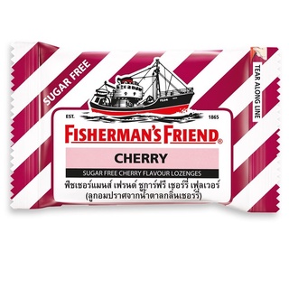 Fisherman Sugar Free Cherry (แดงขาว) ฟิชเชอร์แมนส์ เฟรนด์ ชูการ์ฟรี กลิ่น เชอร์รี่